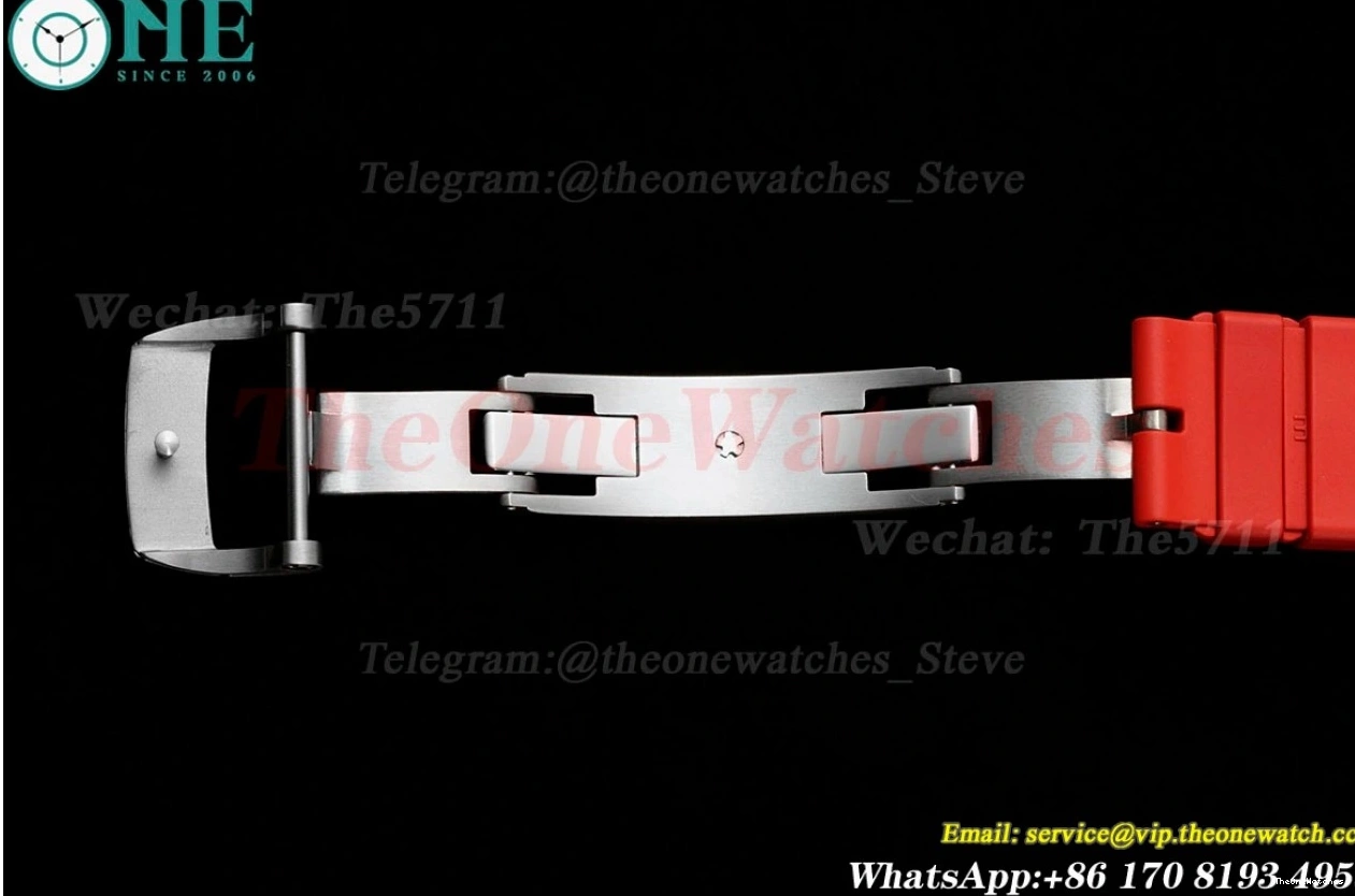 RM055 RU on NTPT Crown Red RMUL2 Clone Super ZF Red Strap Rubber 0406